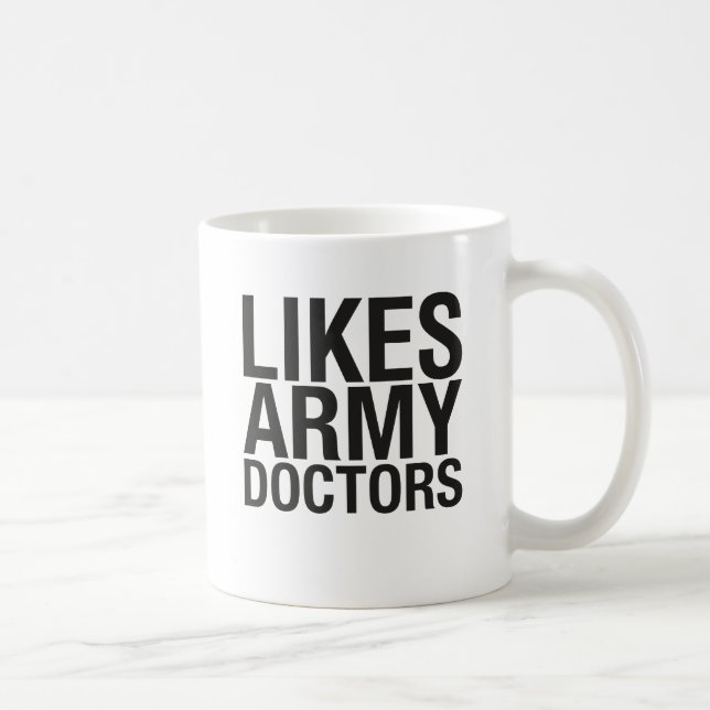 SHERLOCK Likes Army Doctors Coffee Mug (Right)