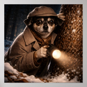 "Sherlock Louie" Poster