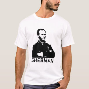 Sherman -- Black and White T-Shirt