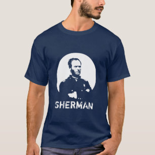 Sherman -- Blue and White T-Shirt