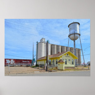 Sherman County Depot Museum, Stratford, Texas Poster