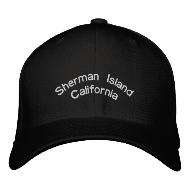 Sherman Island California Embroidered Hat (Front)