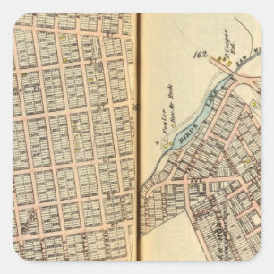 Sherman Park, New York 2 Square Sticker