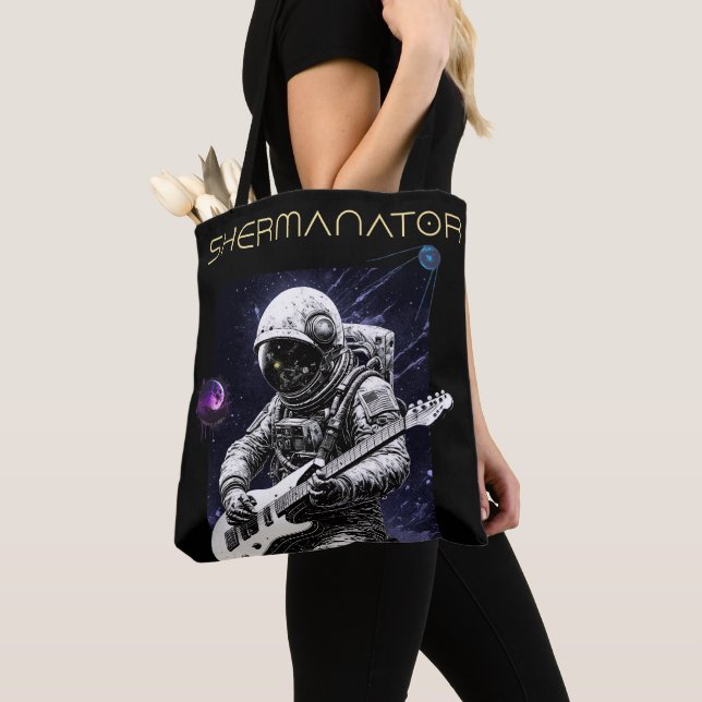 SHERMANATOR Band Space Tote Bag (Close Up)
