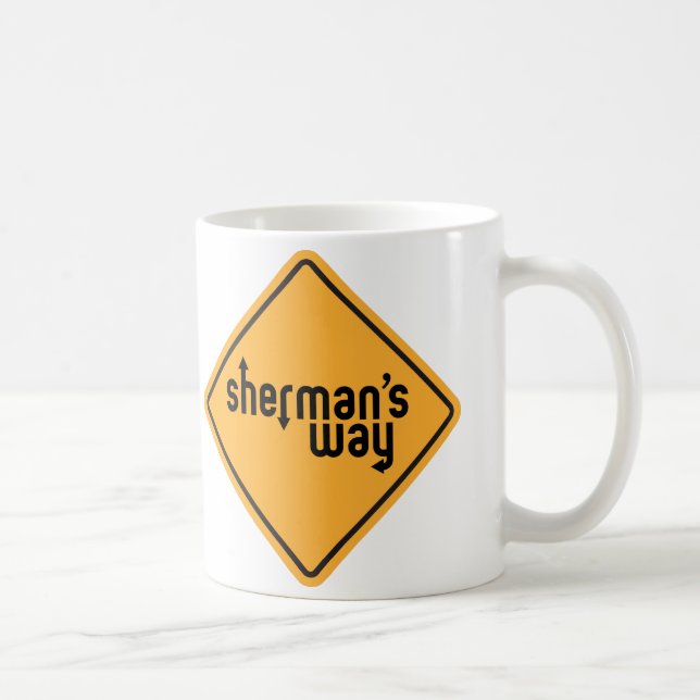 Sherman's Way "Sign" Mug (Right)