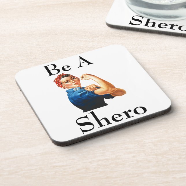 Shero Beverage Coaster (Left Side)