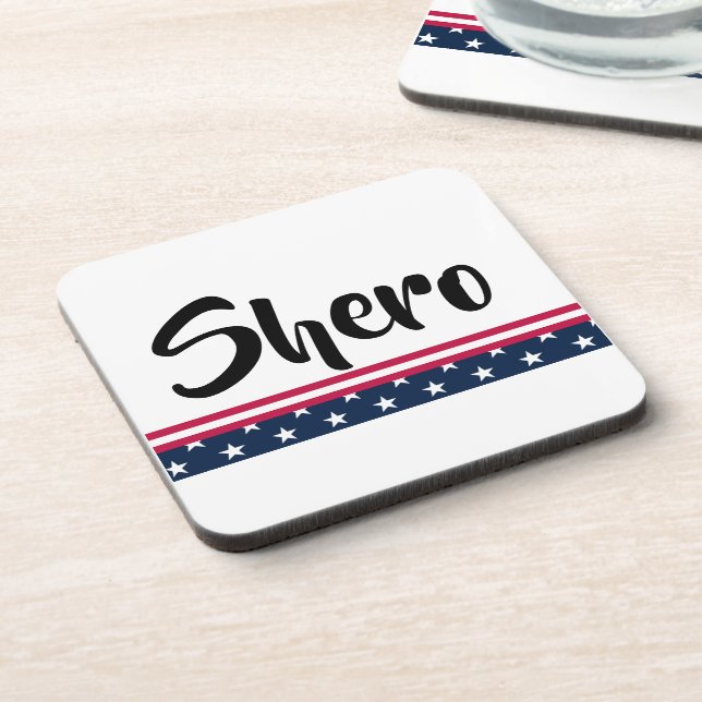 Shero Beverage Coaster (Left Side)