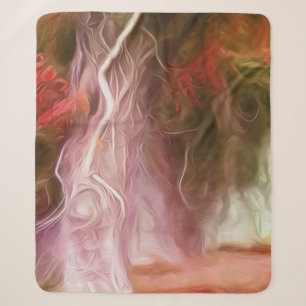 Sherpa Blanket Dream Light Red Tree