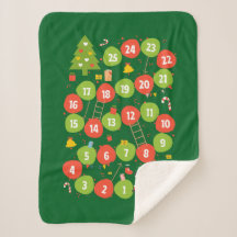 Sherpa Blanket Gift BoardGame Slides and Ladders  