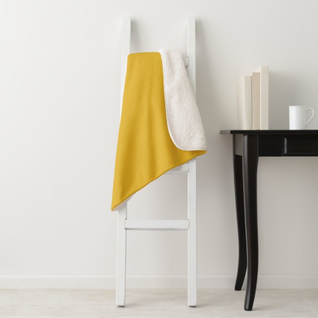Sherpa Blanket-Large-Marigold Blanket (In Situ)