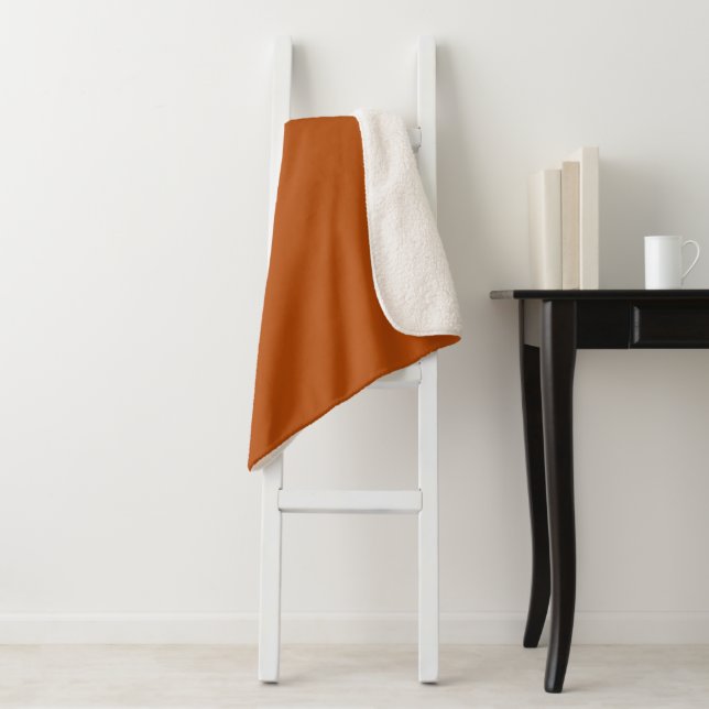 Sherpa Blanket-Large-Pumpkin Spice Blanket (In Situ)
