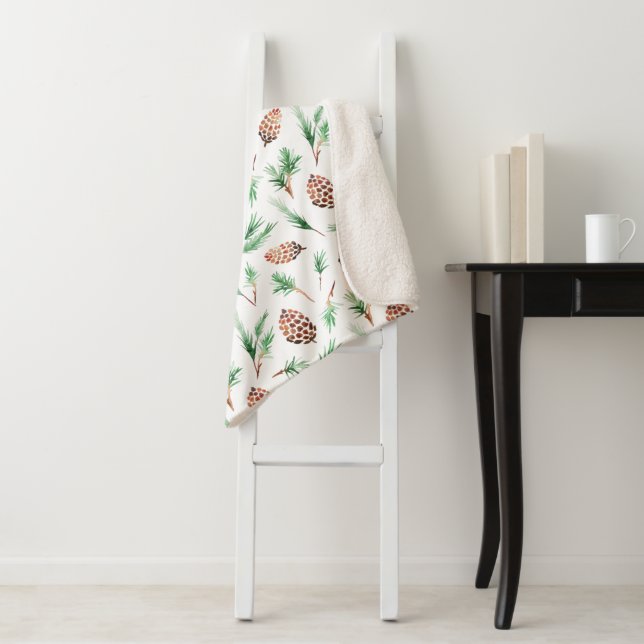 Sherpa Blanket (Small) - Autumn Pattern (In Situ)