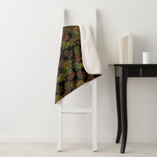 Sherpa Blanket-Small Size-Autumn Leaves Blanket