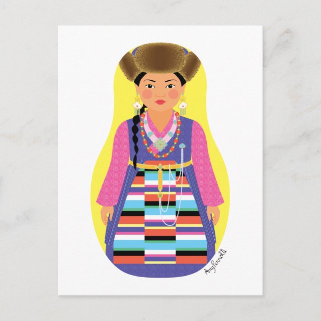 Sherpa Matryoshka Postcard (Front)