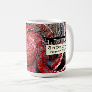 Sherrie's Locker Orange Octopus Mug