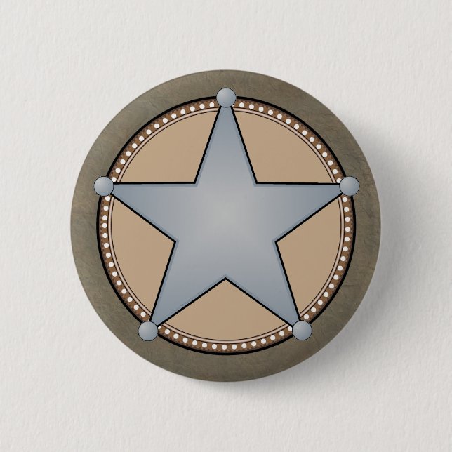 Sherriff Badge Button (Front)