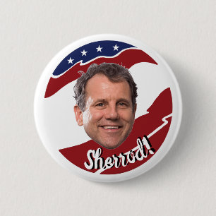 Sherrod Brown 2020 6 Cm Round Badge