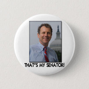 Sherrod Brown, That's My Senator! 6 Cm Round Badge