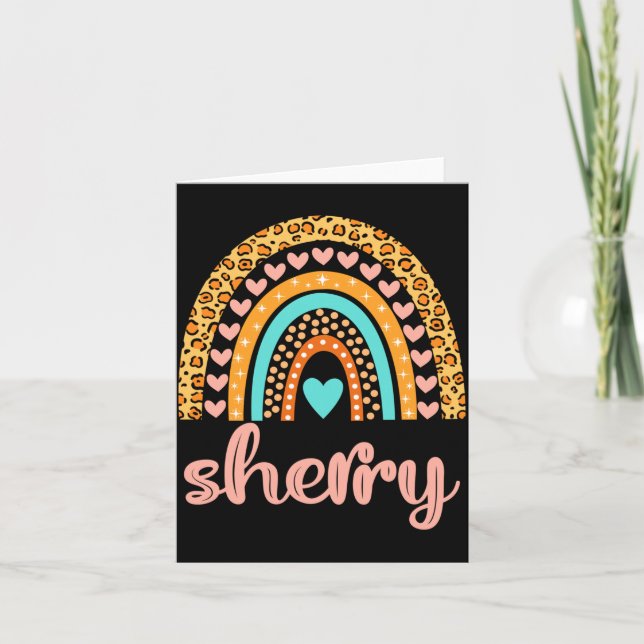 Sherry Card (Front)