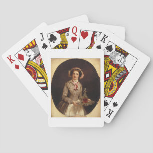 'Sherry Sir?', 1853 (oil on canvas) Playing Cards
