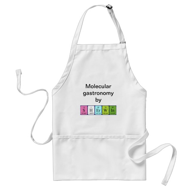 Sherwin periodic table name apron (Front)