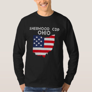 Sherwood CDP Ohio USA State America Travel Ohioan T-Shirt