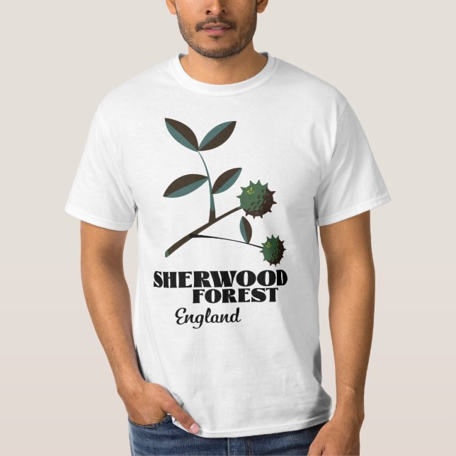 Sherwood Forest England travel poster Magnet T-Shirt (Front)