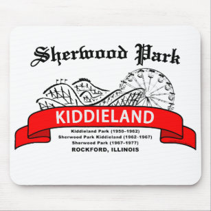 Sherwood Park Kiddieland, Rockford, IL. Amusement Mouse Pad