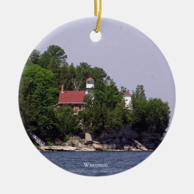 Sherwood Point Lighthouse 2 sided ornament (Front)