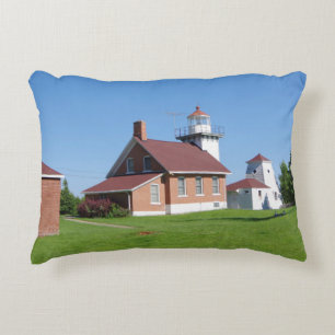 Sherwood Point Lighthouse accent pillow