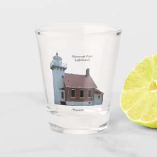 Sherwood Point Lighthouse shot glass