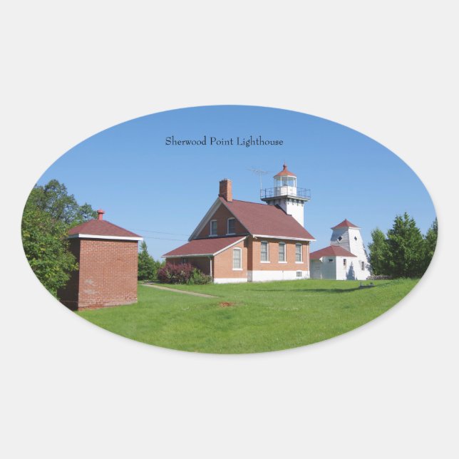 Sherwood Point Lighthouse sticker (Front)