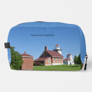 Sherwood Point Lighthouse zipper bag