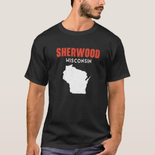 Sherwood Wisconsin USA State America Travel Wiscon T-Shirt
