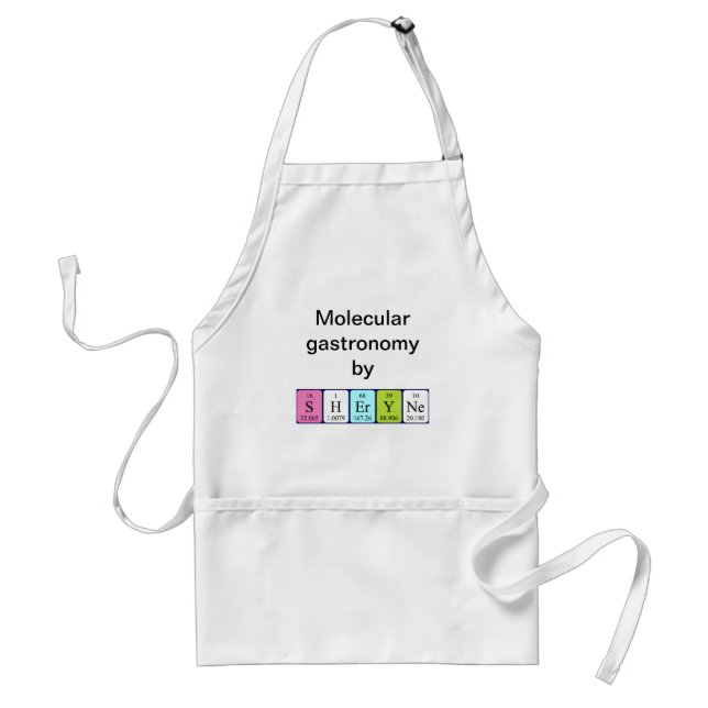 Sheryne periodic table name apron (Front)