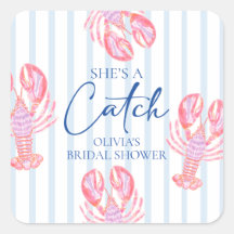 She's a Catch Preppy Coastal Lobster Bridal Shower