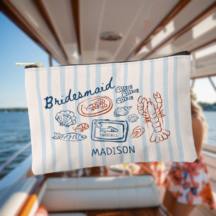 She's a Catch Seafood Bachelorette Accessory Pouch