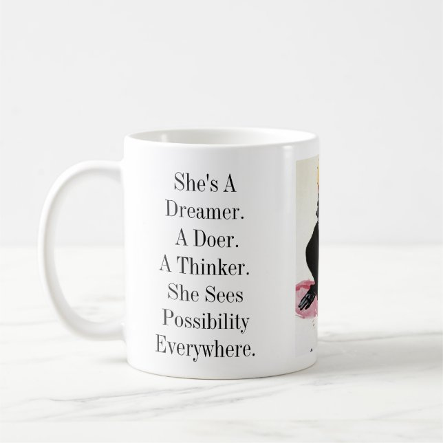 She's A Dreamer... Coffee Mug (Left)