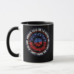 She's A Good Girl Loves Her Mama Jesus & America Mug