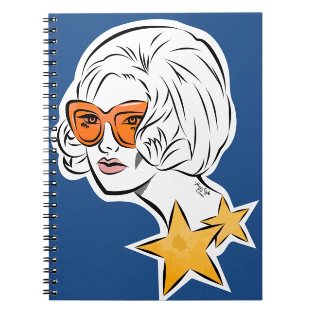 She's a Star Retro Style Notebook (Front)