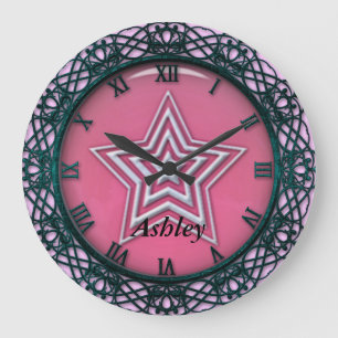 She's A Star Wall Clock