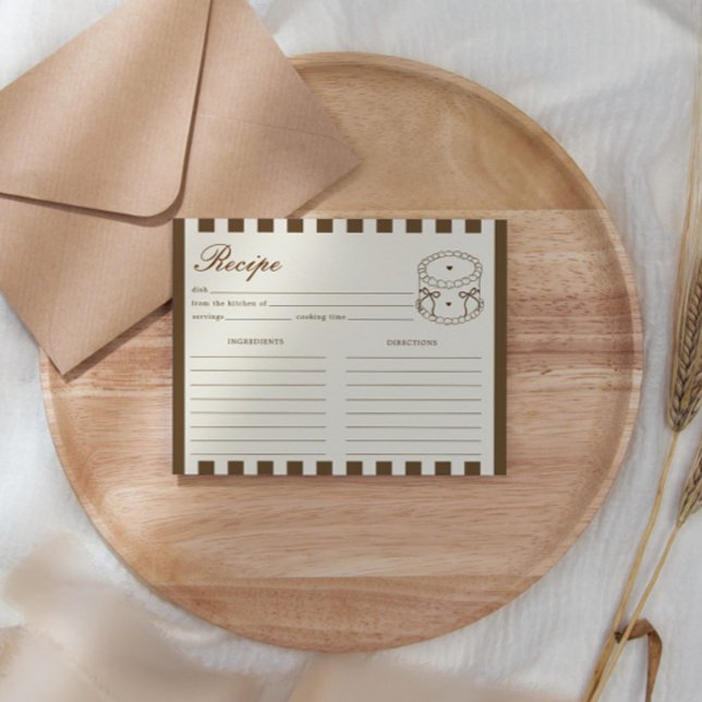 She's A Tini Bit Older Coffee Cake Birthday Recipe Enclosure Card (Creator Uploaded)