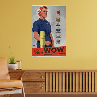 She's a WOW Poster