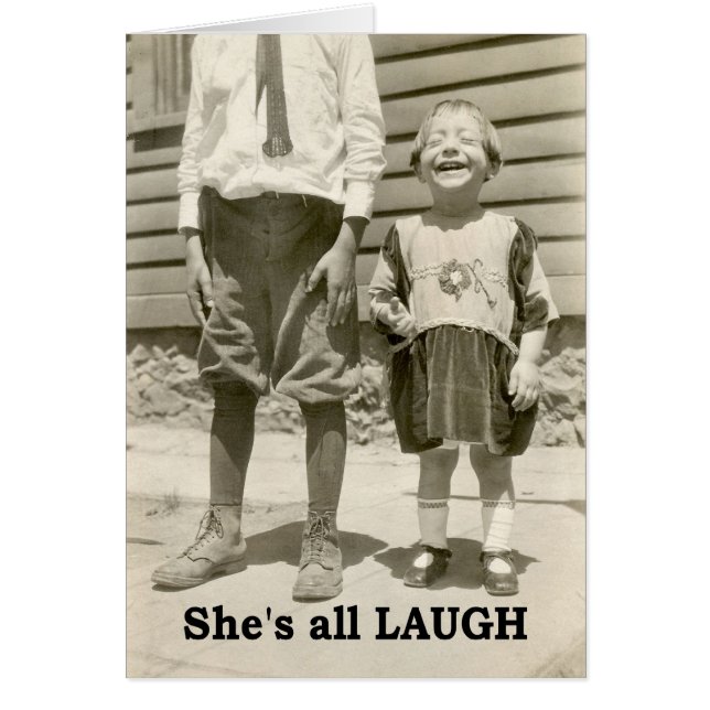 She's all Laugh - BLANK (Front)