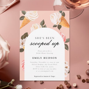 She's Been Scooped Up Bridal Shower Invitation