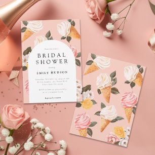 She's Been Scooped Up Bridal Shower Invitation