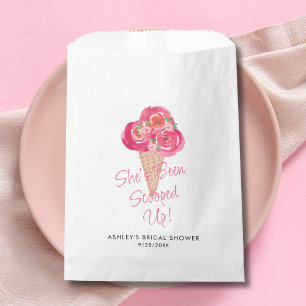 She's Been Scooped Up Ice Cream Bridal Shower  Favour Bag