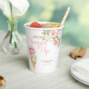 She's Been Scooped Up Party Cups
