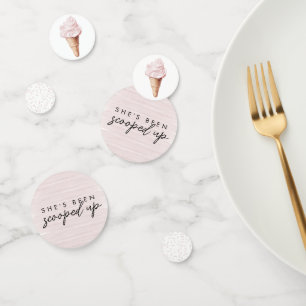 She's Been Scooped Up Strawberry Bridal Shower Confetti
