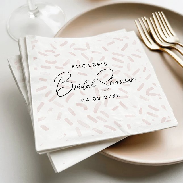 She's Been Scooped Up Strawberry Bridal Shower Napkin (Creator Uploaded)